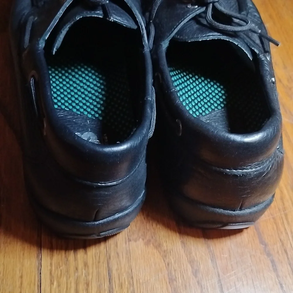 SAS Men's Black Leather Shoes Size 12